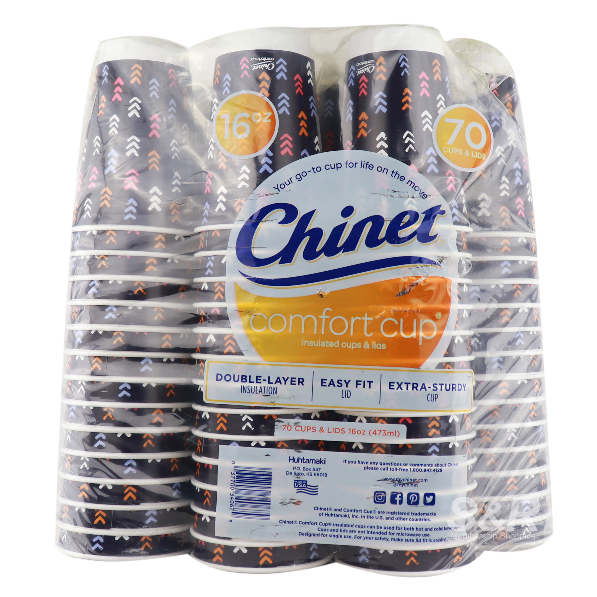 Chinet Comfort Cup Insulated Cups and Lids 70pcs